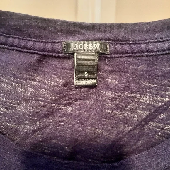 J. Crew Navy Tee with Elephant Design - Picture 4 of 4